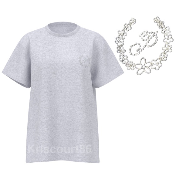 VSPINK Grey Bling Limited Edition Campus Tee NEW WITH TAGS - Picture 4 of 15